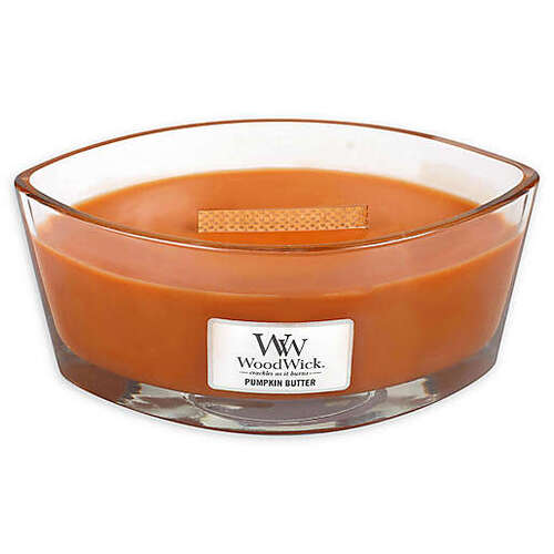 WoodWick® Pumpkin Butter Glass Votive Candle