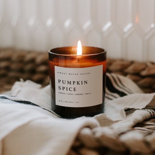 SWEET WATER DECOR Pumpkin Spice Soy Candle