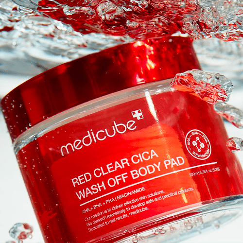 Medicube Red Clear Cica Wash Off Body Pad