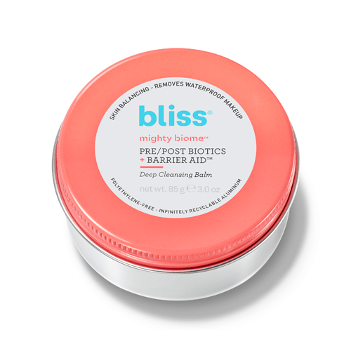 Bliss Mighty Biome Pre_Post Biotics + Barrier Aid Cleansing Balm