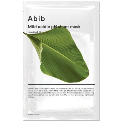ABIB Mild Acidic pH Sheet Mask - Heartleaf Fit