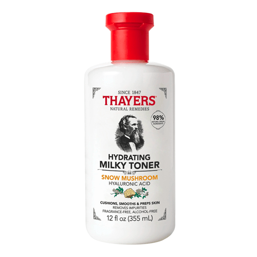 thayers natural remedies milky hydrating face toner with snow mushroom and hyaluronic acid