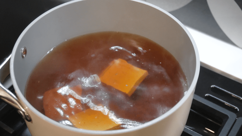 tofu in soup