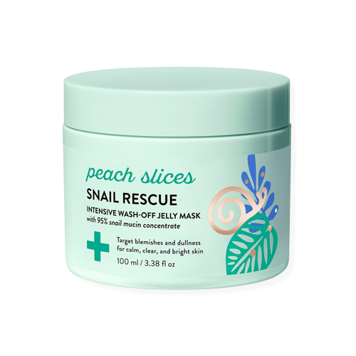 Peach Slices Snail Mucin Intensive Wash Off Mask