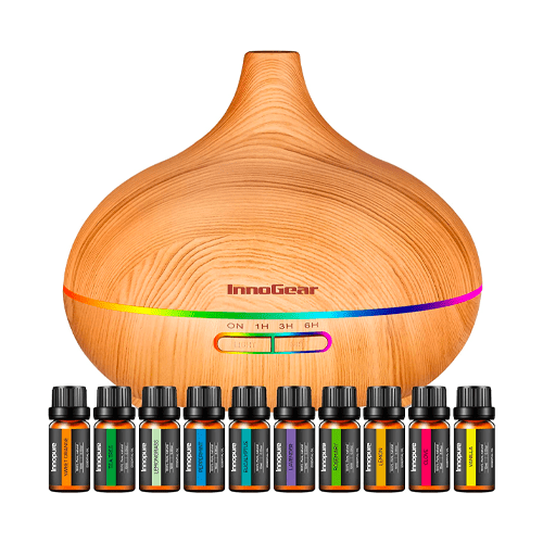 InnoGear Aromatherapy Diffuser 10 Essential Oils Set