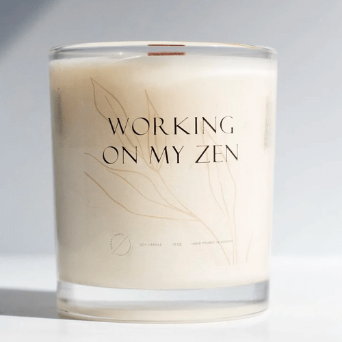 Sugar Grace Working On My Zen Candle