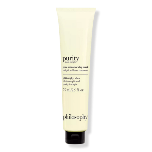 Philosophy
Purity Made Simple Pore Extractor Exfoliating Clay Mask