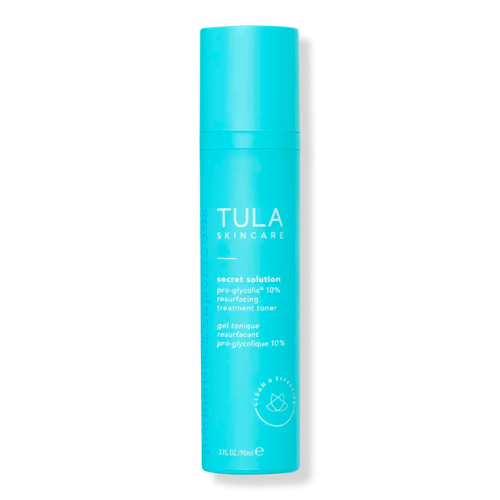 Tula
Secret Solution Pro-Glycolic 10% Resurfacing Treatment Toner
