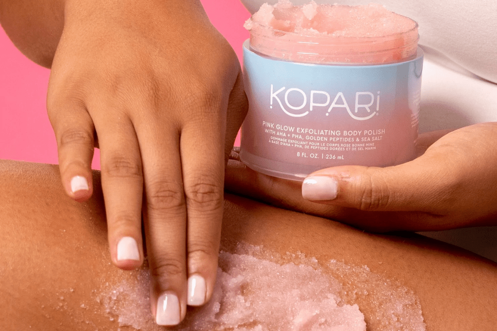 kopari PINK GLOW EXFOLIATING BODY POLISH spring sales