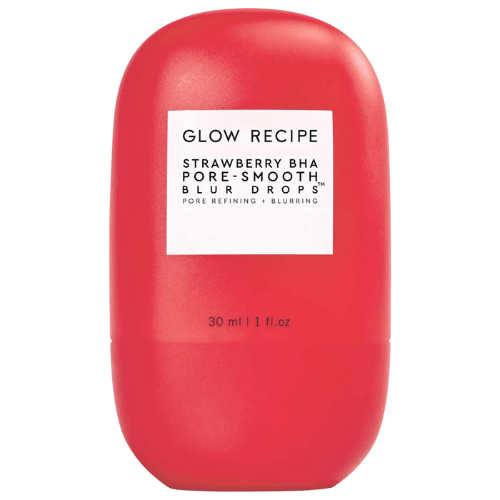 Glow Recipe Strawberry BHA Pore-Smooth Blur Drops skincare and makeup hybrid