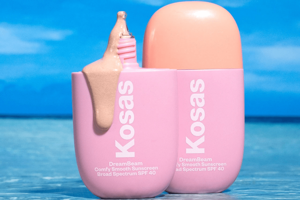 Kosas DreamBeam Silicone-Free Mineral Sunscreen SPF 40 with Ceramides and Peptides | Sephora Sale 2023