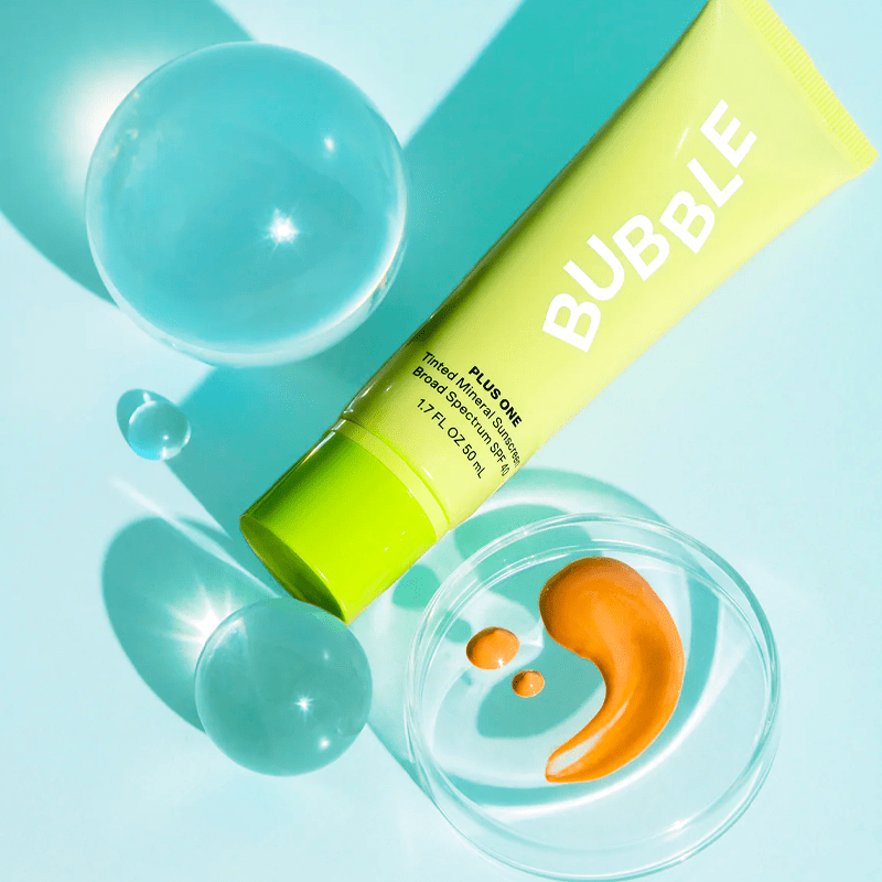 Bubble Plus One Tinted Daily Mineral Sunscreen | Top Beauty Product Finds for July 2023 to Help You Glow Head to Toe