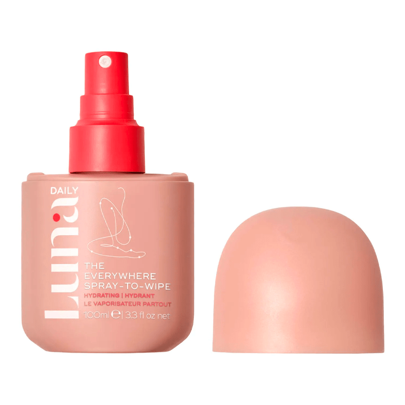 Luna Daily The Hydrating Everywhere Spray To Wipe | Top Beauty Product Finds for July 2023 to Help You Glow Head to Toe