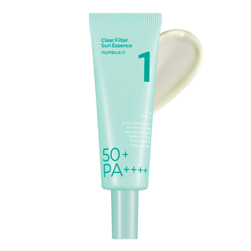 Numbuzin No. 1 Clear Filter Sun Essence | The Best K-Beauty Invisible Sunscreens to Buy This Summer (2023)